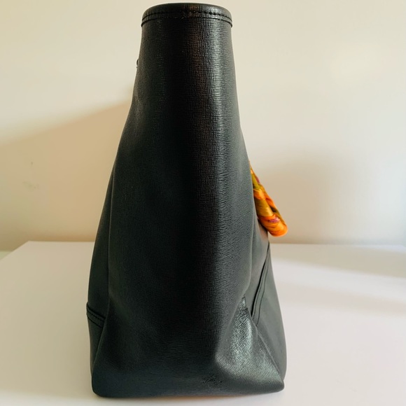 Authentic black large Coach leather tote - Picture 12 of 13